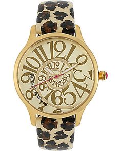 MULTI NUMBER LEOPARD WATCH LEOPARD Betsey Johnson Clothes, Ladies Watches, Betsey Johnson Dresses, Betsey Johnson Jewelry, Butterfly Jewelry, Purse Accessories, Closet Fashion, Dresses Shoes, Betsey Johnson