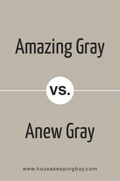 Amazing Gray SW 7044 by Sherwin Williams vs Anew Gray SW 7030 by Sherwin Williams Anew Gray Sherwin Williams Cabinet, Sw Amazing Gray Cabinets, Sw Essential Gray, Anew Gray Complimentary Colors, Sw Anew Gray Cabinets, Sw Anew Gray, Sherwin Williams Amazing Gray