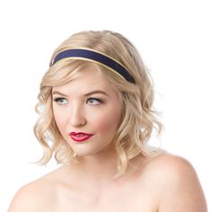 "This headband is 1\" wide it is a cute look for short hair and bangs. Available in 4 colors. FREE SHIPPING FOR USA ORDERS This headband is simple yet unique in style this single band two tone headband in navy and gold cotton fabric. Made with an adjustable strap in the back to fit different head sizes. Check out my complete headband line: https://www.etsy.com/shop/jahannamartinez More about this headband: Fit: Adjustable strap in the back so it fit any head size. Size and Style: Fabric strap is Anime Hair Braid, Short Anime Hair, Hair Braid Headband, Braid Headband, Headbands For Short Hair, Unique Headband, Head Wraps For Women, Workout Headband, Cute Headbands