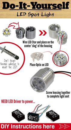 the instructions on how to use leds for lighting and other things that can be found in