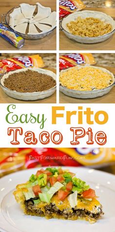 easy frito taco pie recipe with pictures