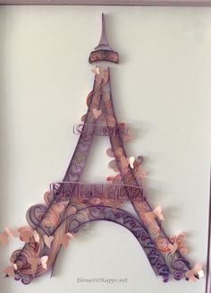 the eiffel tower is made out of paper