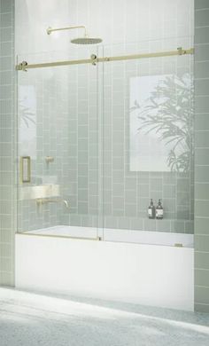 a bath tub sitting next to a window in a bathroom