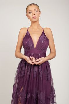 Analise Blush Plunging Floral Maxi Dress - $138 | Tobi US Backless Prom Dress With Delicate Straps, Gala Dresses With Crisscross Spaghetti Straps, Backless Wedding Dress With Adjustable Straps, Wedding Dresses With Adjustable Straps And Strappy Back, Backless Wedding Dress With Straps, Elegant Wedding Dress With Crisscross Straps And Strappy Back, Elegant V-neck Maxi Dress With Delicate Straps, Delicate Straps V-neck Prom Dress, V-neck Prom Dress With Delicate Straps