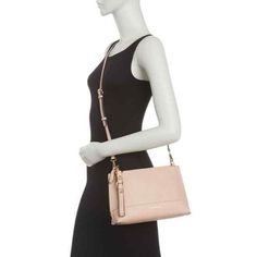 Stay Designer Chic All Day And Night With The Beautiful Calvin Klein Sonoma Crossbody. Sized Bag; 11"W X 7-1/2"H X 2"D (Width Is Measured Across The Bottom Of Handbag); 1 Lbs. Approx. Weight Silhouette Is Based Off 5'9" Model 3"L Wristlet Strap; 21"L Adjustable Detachable Strap Magnetic Flap Closure Silver-Tone Or Gold-Tone Exterior Hardware, Varies By Color; 1 Snap Pocket 1 Interior Zip Pocket & 2 Slip Pockets Fits Iphone 8 Plus Or Smaller Model Feminine Shoulder Bag With Removable Pouch For On-the-go, Pink Crossbody Shoulder Bag With Silver-tone Hardware, Blush Bag With Adjustable Strap For On-the-go, Calvin Klein Rectangular Bags With Silver-tone Hardware, Chic Calvin Klein Shoulder Bag With Silver-tone Hardware, Everyday Pink Shoulder Bag With Silver-tone Hardware, Pink Shoulder Bag With Silver-tone Hardware For Everyday, Blush Evening Bag With Adjustable Strap, Calvin Klein Crossbody Shoulder Bag With Adjustable Strap