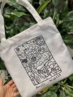 Handpainted Tote Bags, Painted Clothes Diy, Cloth Tote Bag, Design Tote Bag, Painted Tote, Gift Totes, Diy Tote Bag, Painted Clothes