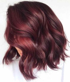 Chocolate Cherry Hair Color, Chocolate Cherry Hair, French Balayage, Cherry Cola Hair, Deep Red Hair, Cherry Hair Colors, Red Hair Inspo, 2023 Hair, Thick Wavy Hair