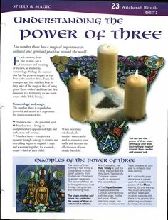 Understanding the power of three Magia Das Ervas, Easy Drawing Tutorial