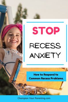 Is your child bullied at recess? Do they have problems on the playground? Champion Your Parenting has ways to help your child. Maybe they need someone to play with, or they need to find ways to join the games. Recess can be a hard time for children, so help relieve the anxiety. Middle School Activities, Positive Affirmations For Kids, Back To School Organization, Parent Coaching, School Success, Kids Schedule, Parent Teacher Conferences, Elementary Activities, Affirmations For Kids