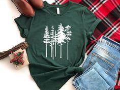 Airplane Shirt, Outdoor Shirt, Gifts For Campers, Nature Shirts, St Patrick's Day Gifts, Adventure Shirt, Tree Shirt, Hiking Shirts, Spirit Shirts