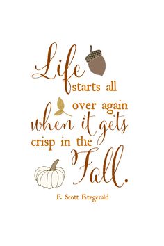 Life starts all over again when it gets crisp in the fall November Quotes, Free Fall Printables, Fall Printables, Autumn Quotes, Happy Fall Y'all, Fall Holidays, Happy Fall