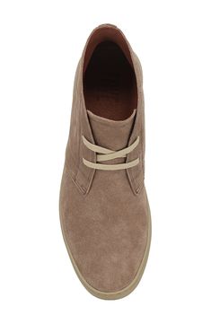 Classic chukka styling meets modern athletic vibes in this lace-up sneaker grounded by a cushioned footbed. Lace-up style Removable, cushioned insole Leather upper and lining/rubber sole Imported Casual Suede Lace-up Shoes For Fall, Casual Fall Ankle Boot Lace-up Shoes, Casual Suede High-top Lace-up Shoes, Casual Suede Lace-up Shoes, Casual Desert Boots With Round Toe For Streetwear, Casual Suede Ankle-high Sneakers, Cushioned Lace-up High-top Sneakers For Walking, Lace-up High-top Sneakers With Textured Sole For Walking, Casual Streetwear Desert Boots With Round Toe