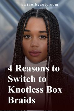 Large Color Knotless Braids, Braids For Thinning Hair Black Women, Shoulder Length Knotless Box Braids, Medium Large Knotless Box Braids, Large Knotless Braids Hairstyles, Large Knotless Box Braids, Hairstyle Natural Hair, Natural Curly Hair Care, Black Box Braids