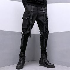 Season:Spring  Summer; Fabric:Polyester; Gender:Men's; Style:Streetwear,Fashion,Casual; Occasion:Outdoor,Going out,Daily; Fit Type:Regular Fit; Function:Comfort,Soft,Breathable; Waistline:Mid Waist; Pattern:Plain; Design:Buckle Strap; Pants Type:Techwear,Cargo Trousers,Cargo Pants,Trousers; Front page:FF; Listing Date:03/21/2023; Hips:; Length:; Waist: Pants With Straps, Mens Techwear, Techwear Men, Cheap Cargo Pants, Tactical Suit, Going Out Fashion, Techwear Jacket, Tailor Made Suits, Techwear Pants