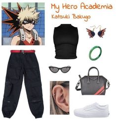 not mine My Hero Academia Katsuki Bakugo, Mha Cosplay, Outfits For Girls, Academia Clothes, Character Inspired Outfits, Katsuki Bakugo, Anime Inspired Outfits, Casual Cosplay, Tomboy Style Outfits