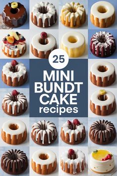 25 mini bundt cake recipes that are easy to make