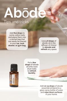 A clean, fresh-smelling household is a must, and Abode™ is the perfect way to keep your home smelling cleaner than ever and feeling refreshed.🌬️ Homemade Room Spray, Cilantro Oil, Doterra Oil, Essential Oil Safety, Essential Oil Companies, Lemon Eucalyptus, Lime Oil, Wool Dryer Balls, Glass Spray Bottle