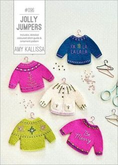 an image of baby sweaters and other items for sewing on the cover of a magazine