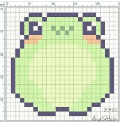 Diy Perler Beads 3d, Peler Bead Idea, Cross Stiches Ideas Easy, Cute Pixel Art Grid, Pixel Art Facil, Anime Perler Beads, Easy Perler Bead Patterns