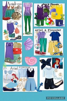 Disney Ariel Outfits Women, Modern Ariel Outfit, Ariel Outfit Ideas Disneybound, Ariel Inspired Outfit, Ariel Modern Outfit, Little Mermaid Disney Outfit, Little Mermaid Outfit For Women, Ariel Outfit, Little Mermaid Inspired Outfit