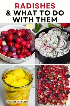 radishes and what to do with them are so good that they can be eaten