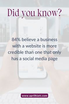 Did you know? 84% believe a business with a website is more reliable. Tips for entrepreneurs. Starting a business. Digital marketing facts. Digital Marketing Facts, Social Media Digital Marketing, Earn Money Online Fast, Writing A Business Plan, Social Media Promotion, Did You Know Facts, Simple App, Web Design Tips, Marketing Collateral