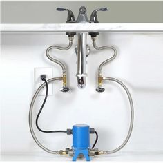 The AquaMotion AMH3K-7 is a fully automatic hot water recirculation system that is designed to provide you with instant hot water. This leaves you more time for yourself and more savings in terms of money and energy as it prevents the dumping of energy-loaded warm water down the drain. It belongs to the AquaMotionHot One series, which is suitable for under-sink installation and requires an electrical outlet right there. A Green Eco cartridge design is also featured, serving as the heart of the circulator, containing all moving parts of the system. This makes it cost-effective in terms of maintenance, as you only need to replace the cartridge in case of failure.This recirculation system is designed for standard plumbing systems with hot water pipe lengths up to 250ft of total pipe length fo Tankless Hot Water Heater, Hot Water Tanks, Hot Water Tank, Plumbing System, Tankless Water Heater, Hot Water Heater, Under Sink, Water Supply, Water Heater