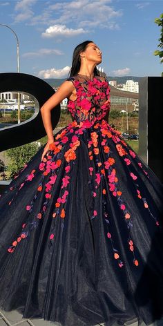 Floral Wedding Dresses, Prom Dress With Pockets, Ball Gown Prom Dress, Black Ball Gown, Royal Wedding Dress, Prom Dresses With Pockets, Floral Wedding Dress, Prom Ball Gown, Burgundy Prom Dress