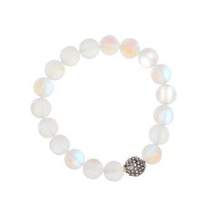 "Get the Signature Color Shop White Moonstone Bracelet By Bead Landing™ at Michaels. com. Dainty with a soft spot for elegance, this moonstone bracelet by Bead Landing is all you need to dress up your chic sheath dress. Dainty with a soft spot for elegance, this moonstone bracelet by Bead Landing is all you need to dress up your chic sheath dress. Allow this pretty bracelet to make a style statement of its own or simply pair it with moonstone studs for a bit of extra pizzazz. Details: White 7\" Dress Dainty, Bead Landing, Soft Spot, White Moonstone, Moonstone Bracelet, Pretty Bracelets, Fine Jewelry Bracelets, White Shop, Charm Jewelry