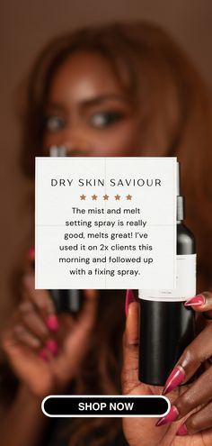 Our customers cannot get enough of our setting spray! It is a hydrating makeup setting spray for melting your powder products. Suitable for all skin types, mature, dry, sensitive, oily. Buy now to achieve a flawless base, bundle up and save up to 40%.