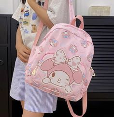 Cartoon Anime Backpack PN6555 ●Size:32*26*16 cm ●Material :nylon (Please allow 1-3cm differs due to manual measurement.As different computers display colors differently,the color of the actual may vary slightly from the above images.Thanks for your understanding.) ●About Shipping: We attach great importance to the orders of each customer and parcel delivery. 1.Processing time: 2-3 business days. 2.Shipping time: 10-15 business days to US, please allow 3-4 weeks shipping to other country.(Shipping times can be affected by variable customs clearance times or public holidays.) Kawaii Nylon Travel Backpack, Kawaii Nylon Backpack For Everyday Use, Kawaii Travel Backpack In Nylon, Cute Shoulder Backpack With Zipper Closure, Kawaii Rectangular Backpack With Zipper, Kawaii Rectangular Backpack With Zipper Closure, Kawaii Pink Backpack With Cute Design, Pink Kawaii Backpack With Cute Design, Kawaii Nylon Travel Bag