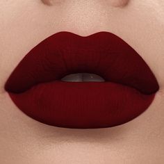 Deep Red Lipsticks, Red Lipstick Makeup, Lipstick Designs, Orange Lips, Lipstick Kit, Winged Liner, Cruelty Free Makeup