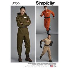 an image of some people in uniforms that are wearing orange jumpsuits and overalls