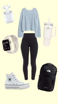 School Outfits Leggings, Outfits Leggings, Back To School Clothes, Outfits For Moms, School Fit, High School Outfits, Casual Preppy Outfits, School Outfit Ideas, Cute Lazy Day Outfits