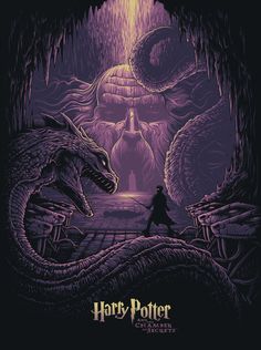 harry potter and the goblet of fire poster with two dragon in front of him