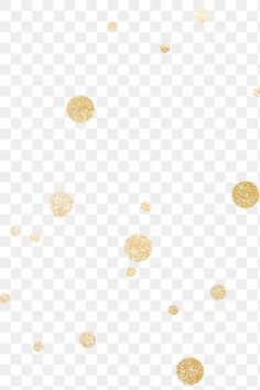 gold glitter dots on a white background with no background, hd png and psd