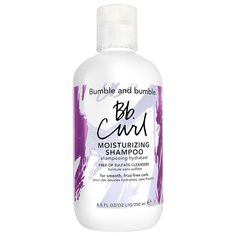 What it is: A hydrating, non-stripping, gentle cleanser that is enhanced with a rich blend of oils and butters to deeply hydrate, reduce frizz, and add shine. Hair Type: Fine, Medium, and ThickHair Texture: Wavy, Curly, and CoilyHair Concerns:- Curl Enhancing- Dryness- FrizzKey Benefits: - Provides hydration and reduces frizz- Detangles hair- Adds shineFormulation: Liquid Highlighted Ingredients:- Oil and Butter Blend: Contains vitamins and healthy oils to nourish hair. - Rich Moisture Mix: Help Bumble And Bumble Products, Curly Hair Shampoo, Curl Types, Color Safe Shampoo, Curl Shampoo, Frizz Free Curls, Christophe Robin, Hair Concerns, Shampoo For Curly Hair