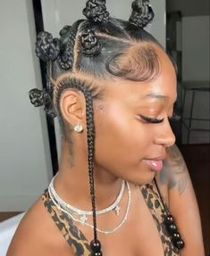 Bantu Knot Styles, Bantu Knot Hairstyles, Love Knots, Quick Natural Hair Styles, Hair Knot, Braided Cornrow Hairstyles, Quick Braided Hairstyles, Protective Hairstyles Braids, Hair Twist Styles