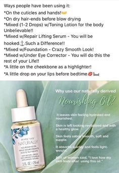 Mary Kay Products 2023, Mary Kay Nourishing Oil, Mary Kay Tips, Mary Kay Naturally Nourishing Oil, Mary Kay Clinical Solutions Boosters, Mary Kay Help Me Reach My Goal, Mary Kay Skin Care Survey, Dry Hair Ends, Mary Kay Booking Scripts