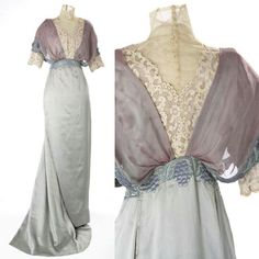 Downton Abbey Fashion Dresses, 1910 Dress, Old Fashion Dresses, 20th Century Fashion, Antique Clothing