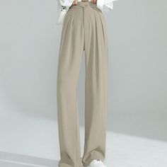 ✦These super popular wide-leg pants are the favorite of major fashion shows. The figure-flattering and elegant pants well balance your body proportion. Stylish, Elegant, Chic Make you look confident and intellectual. Smooth fabric drapes well & perfectly conceals leg fat. It is comfortable to wear, no matter how to match it. Main Features ✦Fashion Versatile PantsIncrease your figure and charm. Instantly Look Slim and Tall. You Can Also Look Like Super Model. ✦Loose VersionThe pleated design well