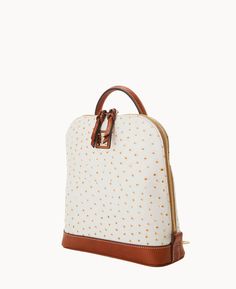 Shop the Ostrich Pod Backpack from The Ostrich Collection ILoveDooney sale. 100% authentic luxury bags and goods at prices you love. One-year guarantee. Free U.S. shipping on orders over $119. Frame Purse, Satchel Tote, Dooney And Bourke, Backpack Straps, Dooney & Bourke, Everyday Bag, Printed Leather, Phone Case Accessories, Dooney Bourke