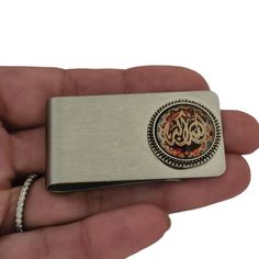 -Allah Arabic Money clip, steel -Comes in a gift box ready for gifting:) Classic Silver Rectangular Card Holder, Engraved Bifold Wallets For Gift, Engraved Bifold Wallets As Gifts, Engraved Bifold Wallet As Gift, Elegant Gold Card Holder As Gift, Elegant Gold Card Holder For Gift, Classic Gift Card Holder, Classic Rectangular Card Holder As Gift, Classic Rectangular Card Holder For Gifts