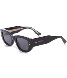 From Gucci&#x2C; these Unisex Gg1215S 51mm Rectangle Sunglasses feature: Acetate frameRectangle shapeSolid lensNot Rx ableNon-polarizedApprox. 51mm lens - 22mm bridge - 145mm templeImported. Gucci Black Sunglasses With Uv Protection, Gucci Rectangular Sunglasses With Gradient Lenses, Narrow Sunglasses, Black Rectangular Gucci Sunglasses, Luxury Black Gucci Sunglasses, Gucci Black Anti-reflective Shield Sunglasses, Gucci Sunglasses, Rectangle Sunglasses, Eyewear Womens