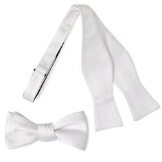 White Silk Self Bow Tie Image 1 White Bow Tie, Classy Men, Tie Bow, In The Room, White Bow, White Silk, Bow Tie, Wardrobe Staples, Special Events