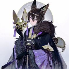 Kitsune Human Male, Cat Boy Art, Kitsune Boy, Oc Manga, Jolie Photo, Dnd Characters