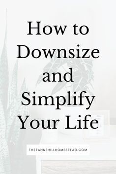 Are you curious about #downsizing your life and living a more simple lifestyle? If so, you�re in the right place! This post is going to walk you through exactly how to downsize and simplify your life, specifically focusing on downsizing your possess How To Live A Simple Lifestyle, How To Simplify Life, Downsizing Your Home Simple Living, How To Simplify Your Life, Simplicity Lifestyle, Decluttering Motivation, Kitchen Declutter, Minimalism Tips, How To Downsize