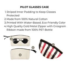 Don't miss out! This item is discontinued and there are only a few left, so this is your last chance to get it! Store your sunglasses in style with our must-have Pilot Glasses Case! It will organize your bag while making sure your shades will never get scratched or lost again. Its size allows you to fit any eyewear without having to sacrifice space in your bag. A durable gold metal zipper to make sure your glasses do not spill out and a super cute, unisex print in white. This stylish Black Specs Trendy Rectangular Sunglasses For Everyday Use, Black Specs, Pilot Glasses, Sunglasses Organizer, Packing Bags Travel, Home Edit, Travel Cubes, Travel Bag Organization, Packing Jewelry