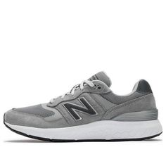 New Balance Walking Fresh Foam 880 v6 Shoes 'Grey White' MW880CG6 New Balance Fresh Foam, Shoes Grey, Stylish Sneakers, New Balance, Grey And White, Perfect Pair, Walking, Sneakers, Grey