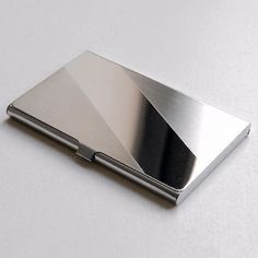 Stainless Steel Business ID Credit Card Holder Name Card Wallet Metal Pocket Box Case Holder - MRSLM Card Storage, Business Card Holders, Card Holder Wallet, Credit Card Holder, Id Holder